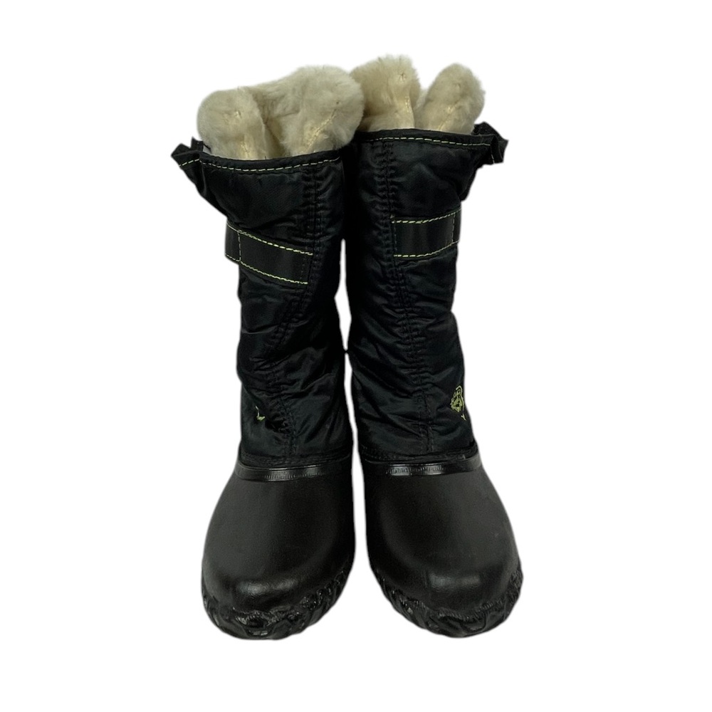 Sorel Black Winter Boots with Cream Lining Women 6